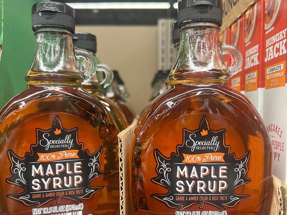 Specially Selected maple syrup