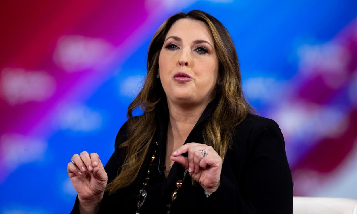 <span>Ronna McDaniel at CPAC in 2022.</span><span>Photograph: Chris duMond/Rex/Shutterstock</span>