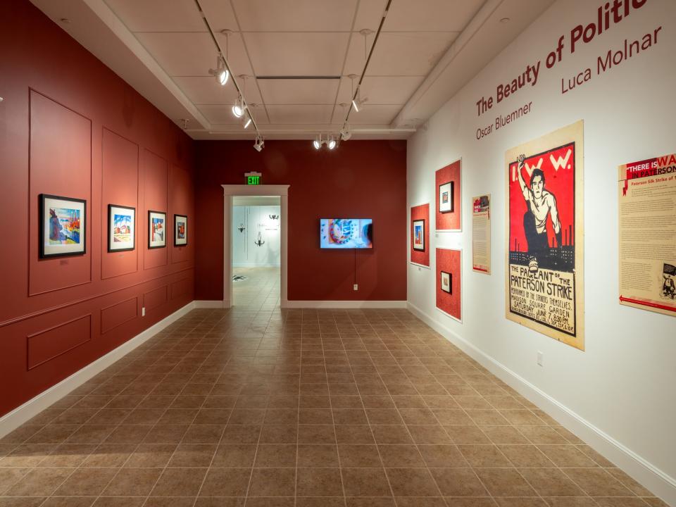 Stetson University’s Hand Art Gallery, “The Beauty of Politics: Oscar Bluemner and Luca Molnar,