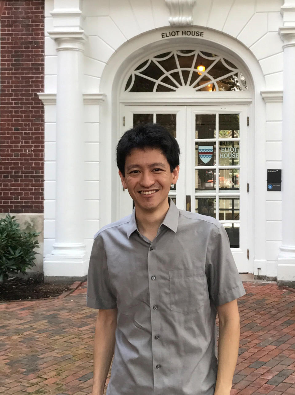 FILE PHOTO: Li Shengwu, nephew of Singapore’s prime minister, is seen in Cambridge, Massachusetts, U.S. August 12, 2017. REUTERS/Tim McLaughlin/File Photo