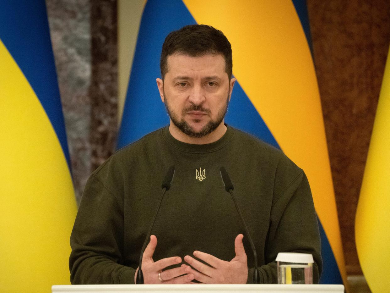 Ukrainian President Volodymyr Zelenskyy