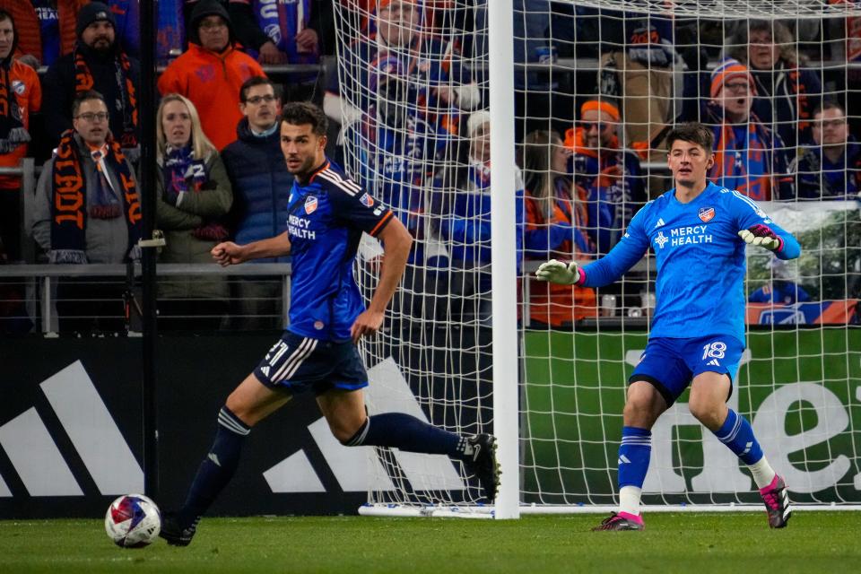 FC Cincinnati defender Matt Miazga has anchored FC Cincinnati's defense in 2023, which is on pace to meet general manager Chris Albright's stated aim of conceding 10 fewer goals than last season's 56 scores allowed.