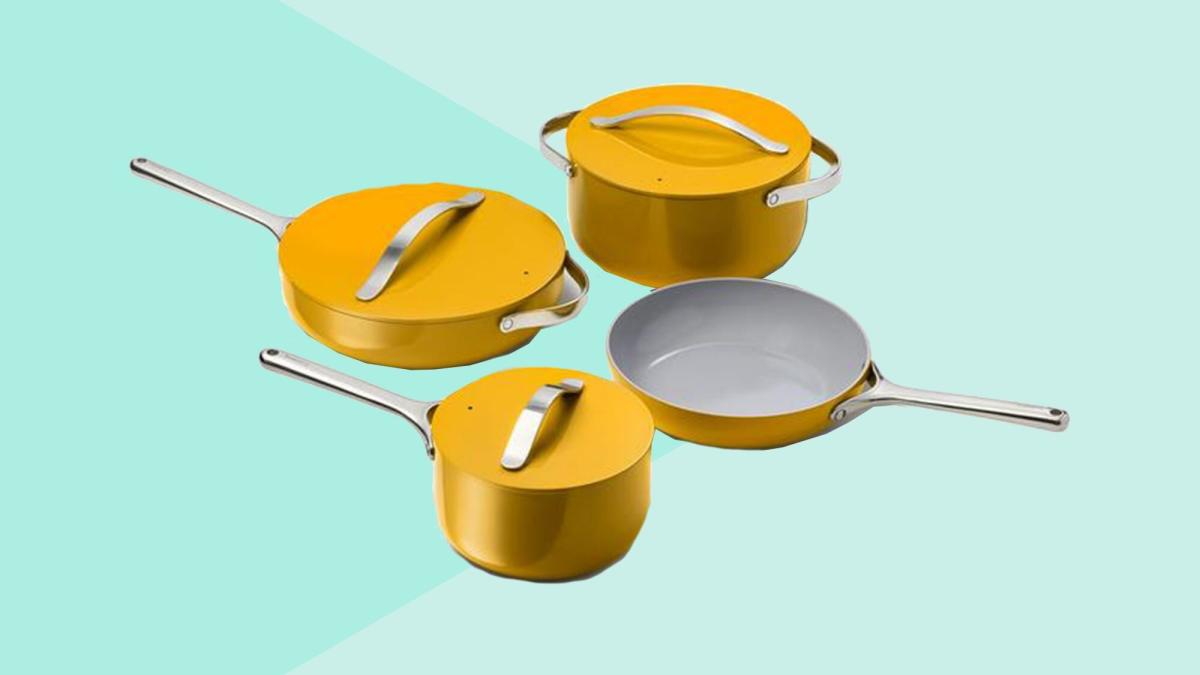 Caraway Just Launched a Limited-Edition Marigold Cookware Set to