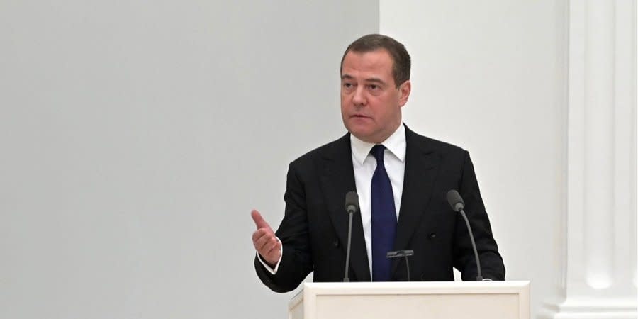 Medvedev regularly makes rude and false statements about Ukraine and the West