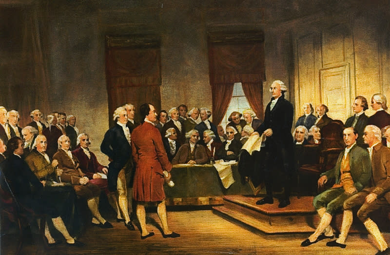 George Washington at Constitutional Convention