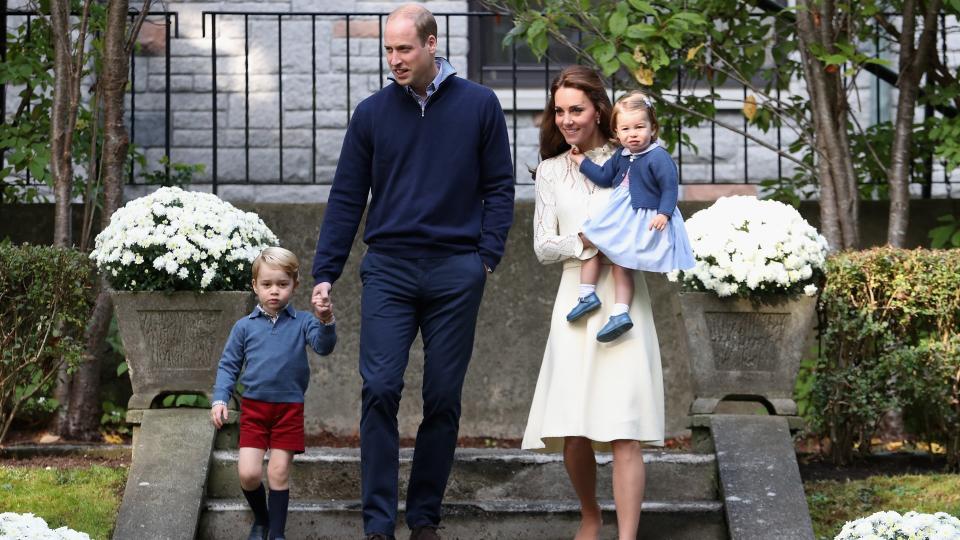 Prince William, Kate Middleton, Prince George and Princess Charlotte