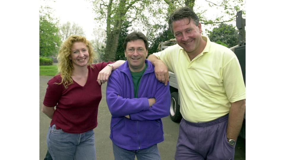 Charlie Dimmock, Alan Titchmarsh and Tommy Walsh