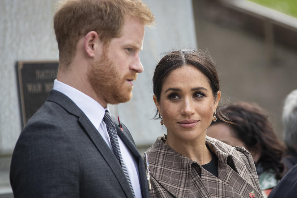 Prince Harry and Meghan. (Photo: Pool via Getty Images)