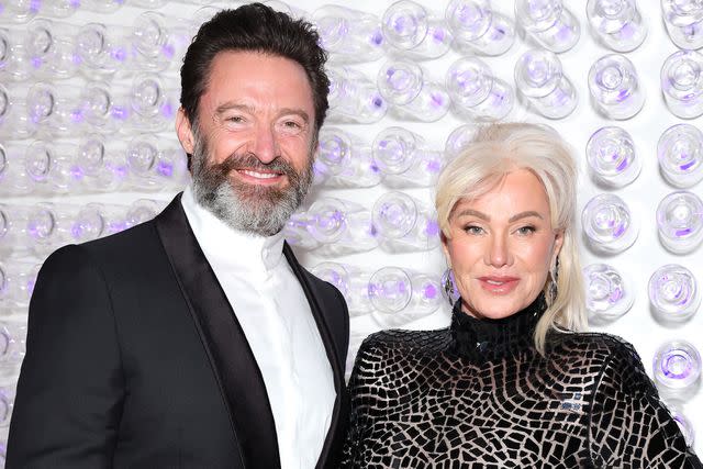 Cindy Ord/MG23/Getty Hugh Jackman and Deborra-Lee Furness