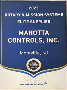 Marotta Controls, a rapidly growing Aerospace and Defense supplier, today announced that it has received the Lockheed Martin Rotary and Mission Systems (RMS) Elite Supplier Award. Marotta Controls’ Marine Business Unit is among 37 suppliers receiving this honor; honorees represent the top one percent of suppliers supporting the RMS business area.