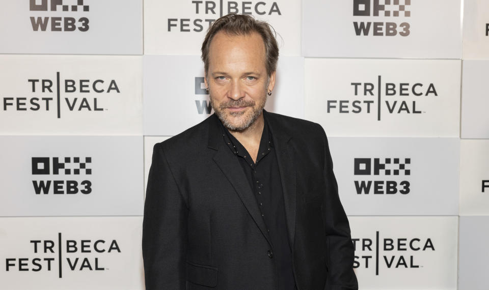 Peter Sarsgaard attends the "Presumed Innocent" premiere during the Tribeca Festival at BMCC Tribeca Performing Arts Center, Sunday, June 9, 2024, in New York. (Photo by CJ Rivera/Invision/AP)