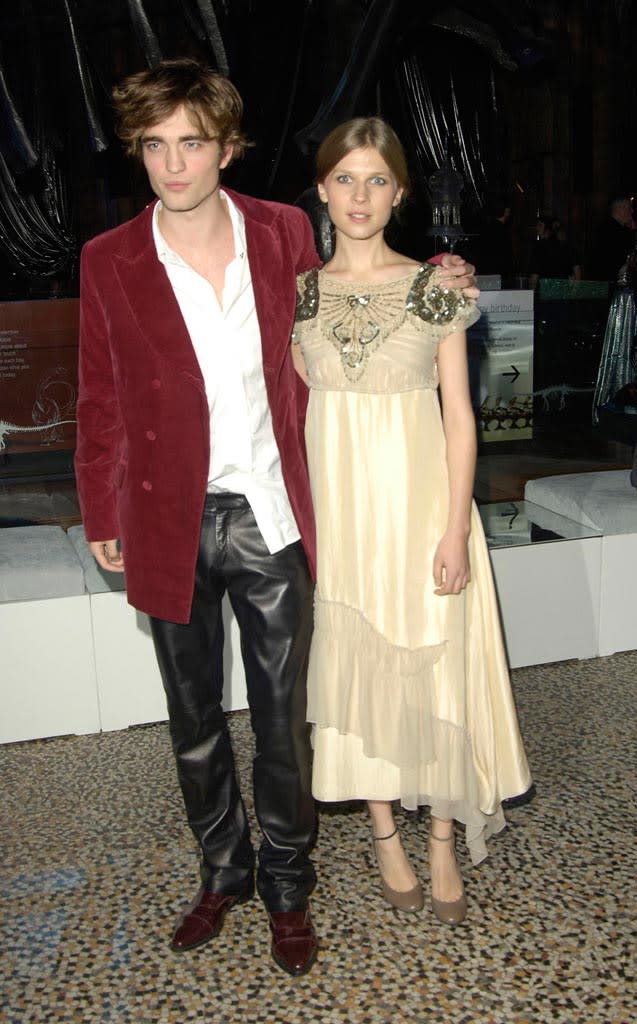 Robert Pattinson and guest at the London premiere of Harry Potter and the Goblet of Fire - 11/06/2005