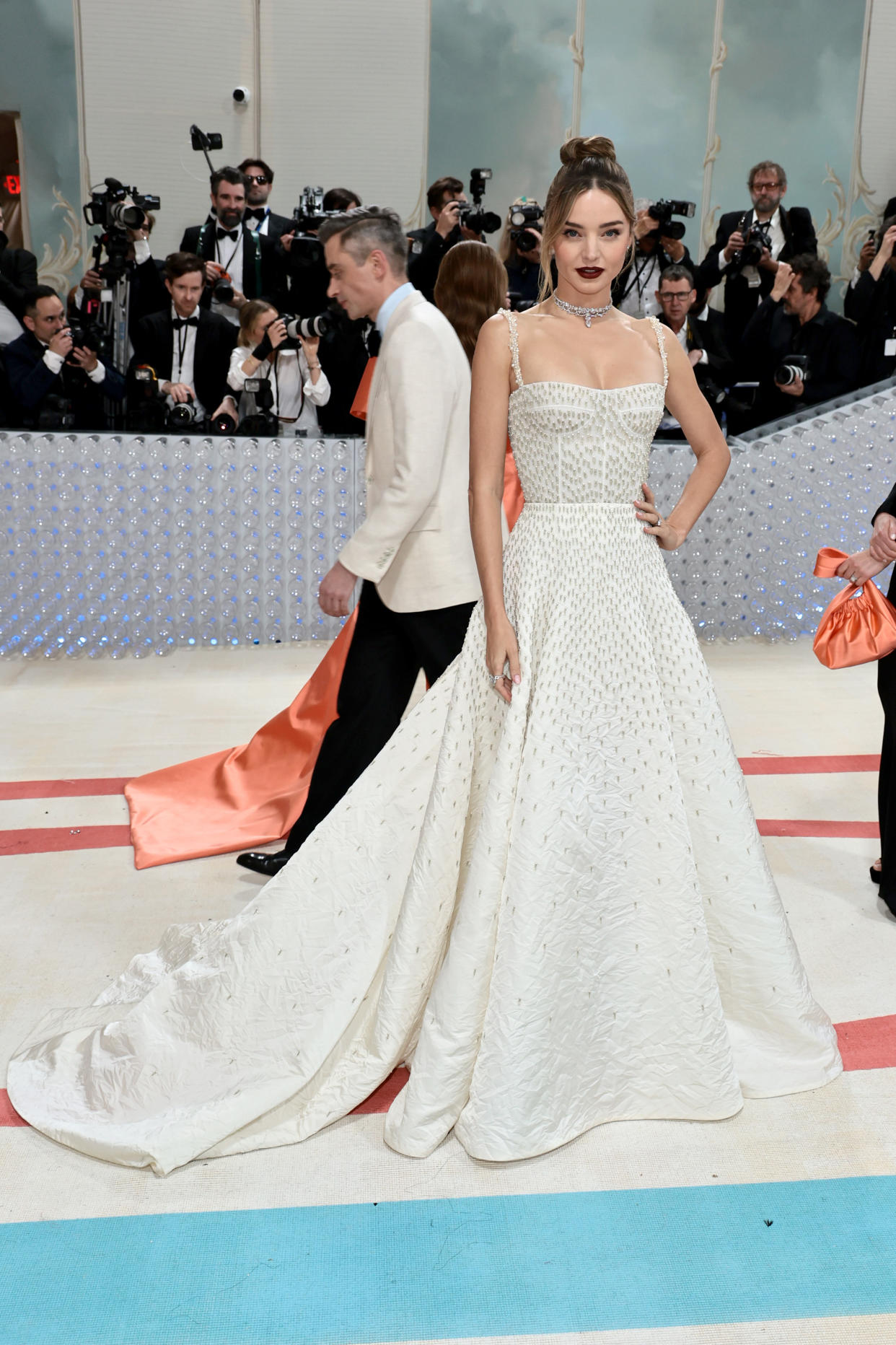 NEW YORK, NEW YORK - MAY 01: Miranda Kerr attends The 2023 Met Gala Celebrating 