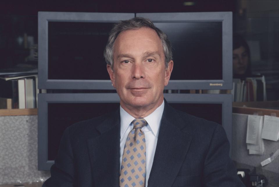 American businessman and politician Michael Bloomberg, New York City, 1999.