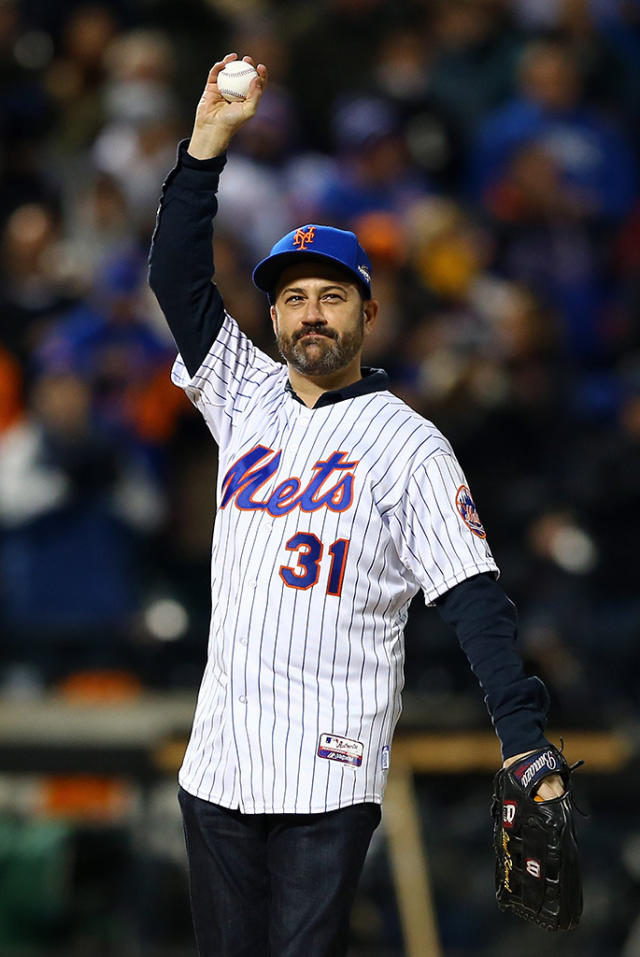 Mets Famous Fans Jimmy Kimmel  New york mets, New york mets