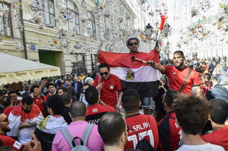 Egyptian fans adding colour to the World Cup's 'Tower of Babel'