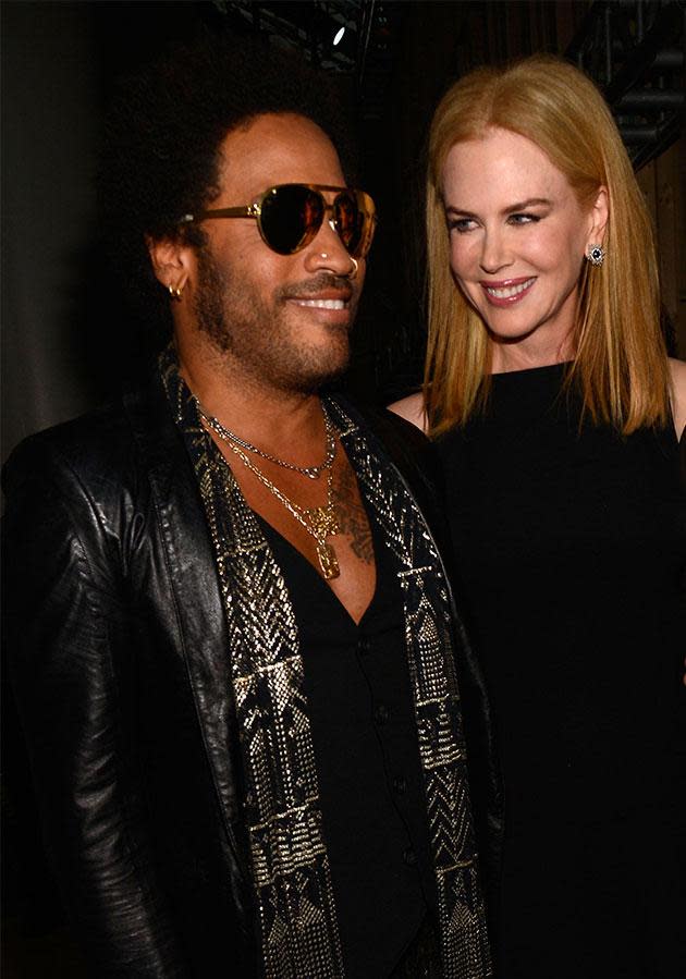 Nicole Kidman and Lenny Kravitz