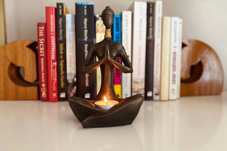 9) Namaste Tea Light Holder