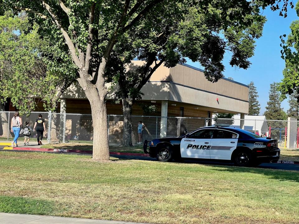 The Visalia Unified Police Department has increased its presence on campuses throughout Visalia Unified in response to a Texas elementary school shooting Tuesday afternoon.