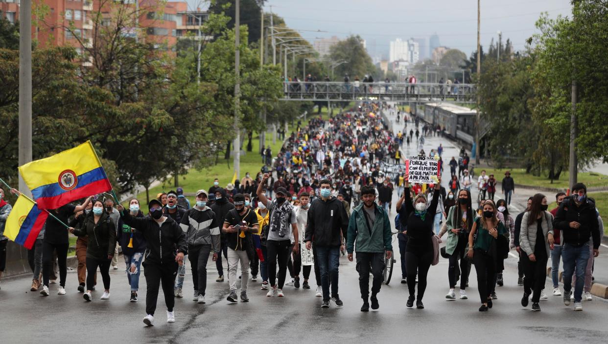 Colombia Strike (Copyright 2021 The Associated Press. All rights reserved.)