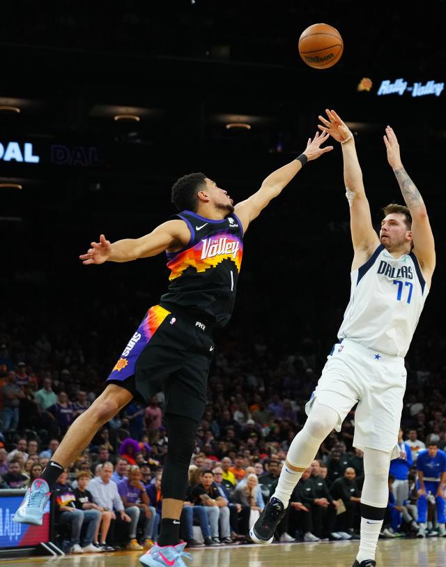 Mavs star Luka Doncic gets real on Devin Booker, Suns talking major trash  to him