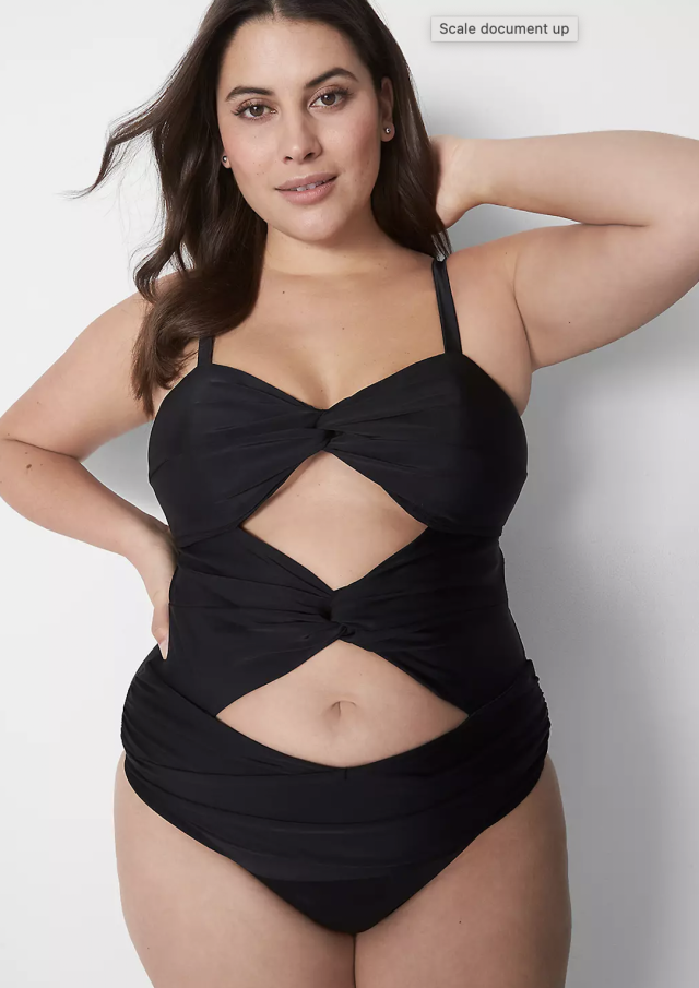 Plus Size Women's Confidante Bra Sized Underwire Bikini Top by Swimsuits  For All in Blue (Size 40 DD) - Yahoo Shopping