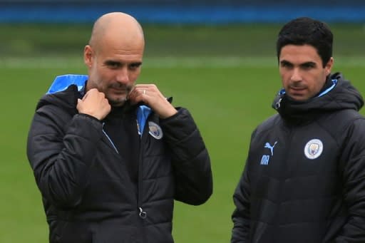 Mikel Arteta (right) was an Arsenal player from 2011 to 2016