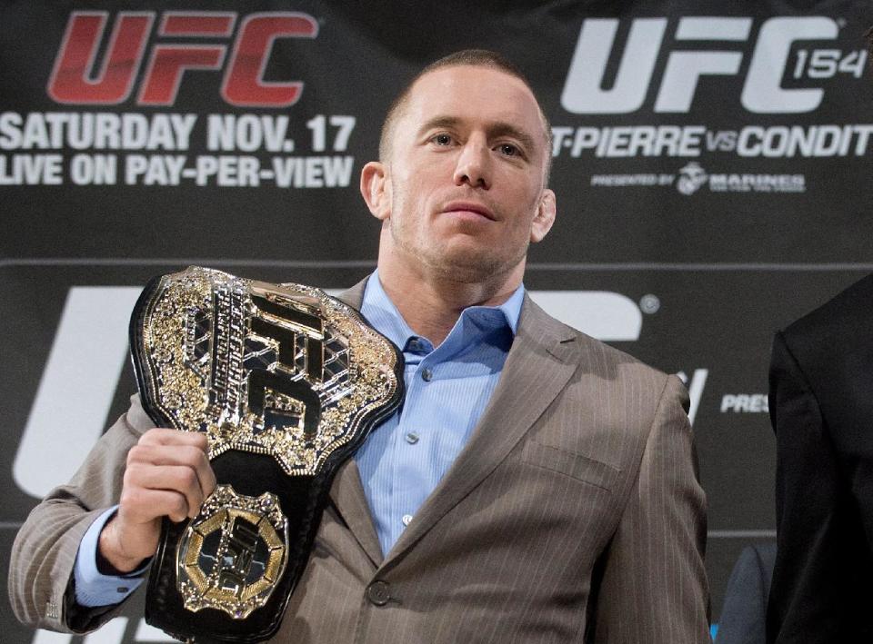 Georges St-Pierre hasn't lost a fight since 2007. (AP)