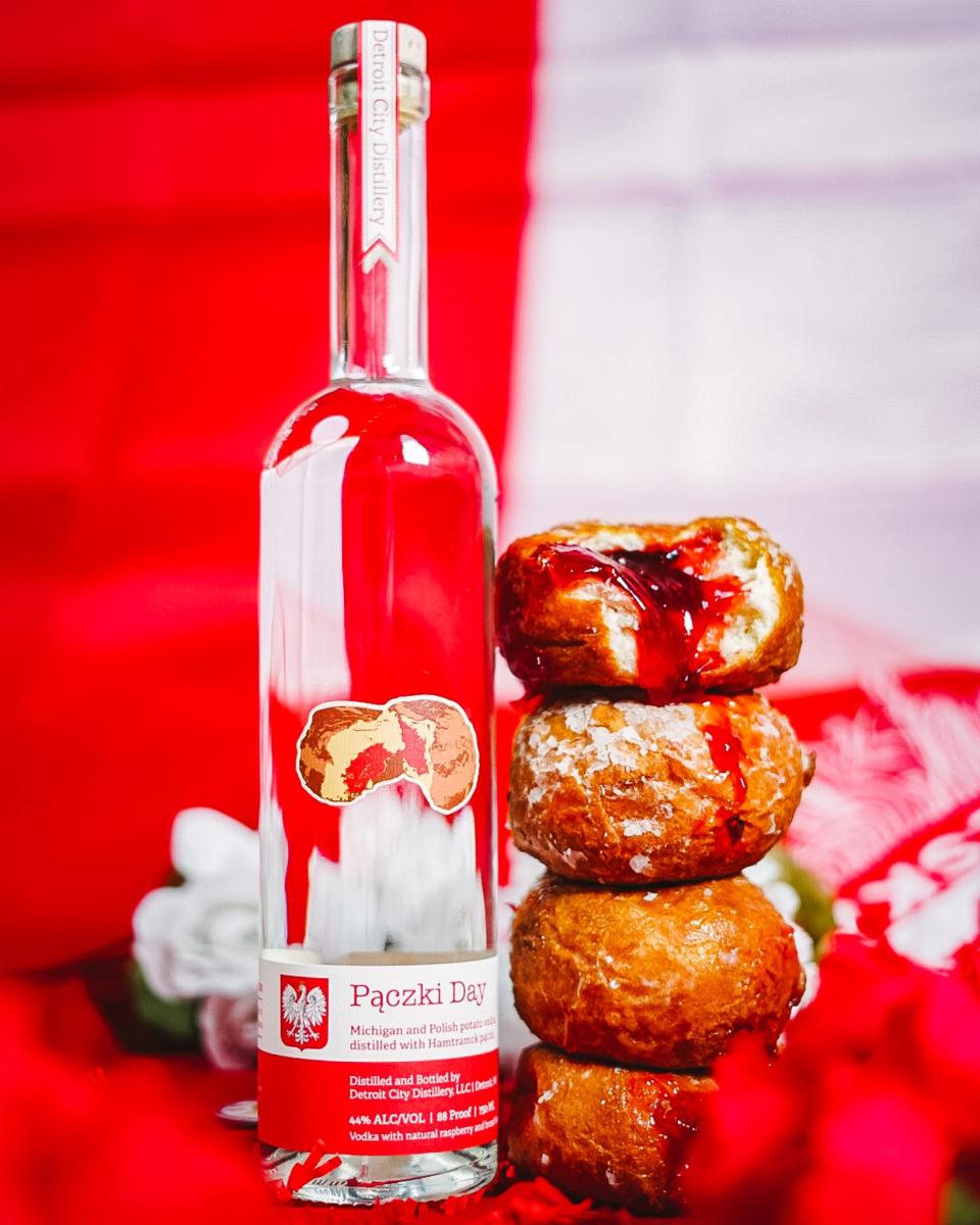 Detroit City Distillery releases its limited-edition Paczki Day Vodka each year ahead of Fat Tuesday.