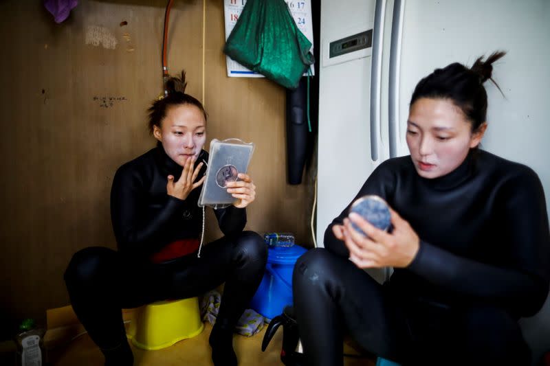 The Wider Image: For South Korea's youngest 'sea women', warming seas mean smaller catches