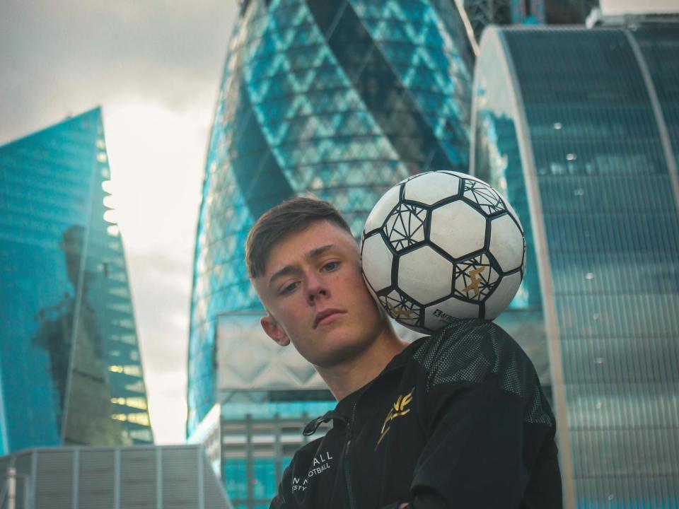 Nuttall hopes to teach the nation about football freestyle: Ben Nuttall