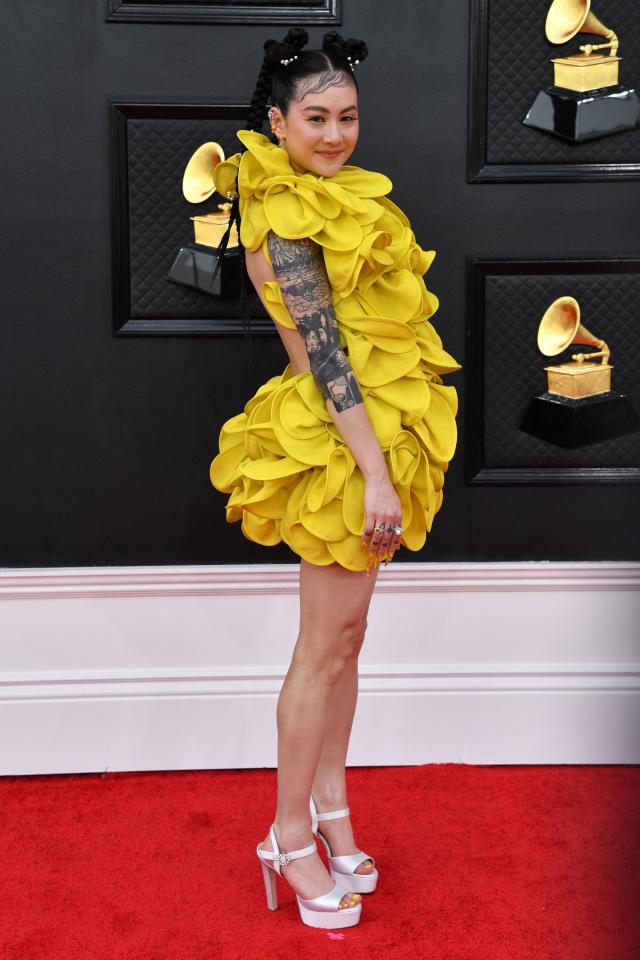 All the outfits celebrities wore at the 2022 Grammys