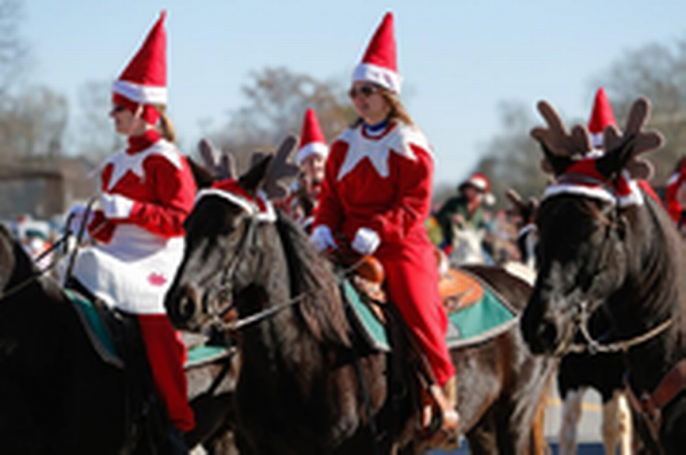 The iconic Lowery’s Christmas parade draws thousands of people each year.