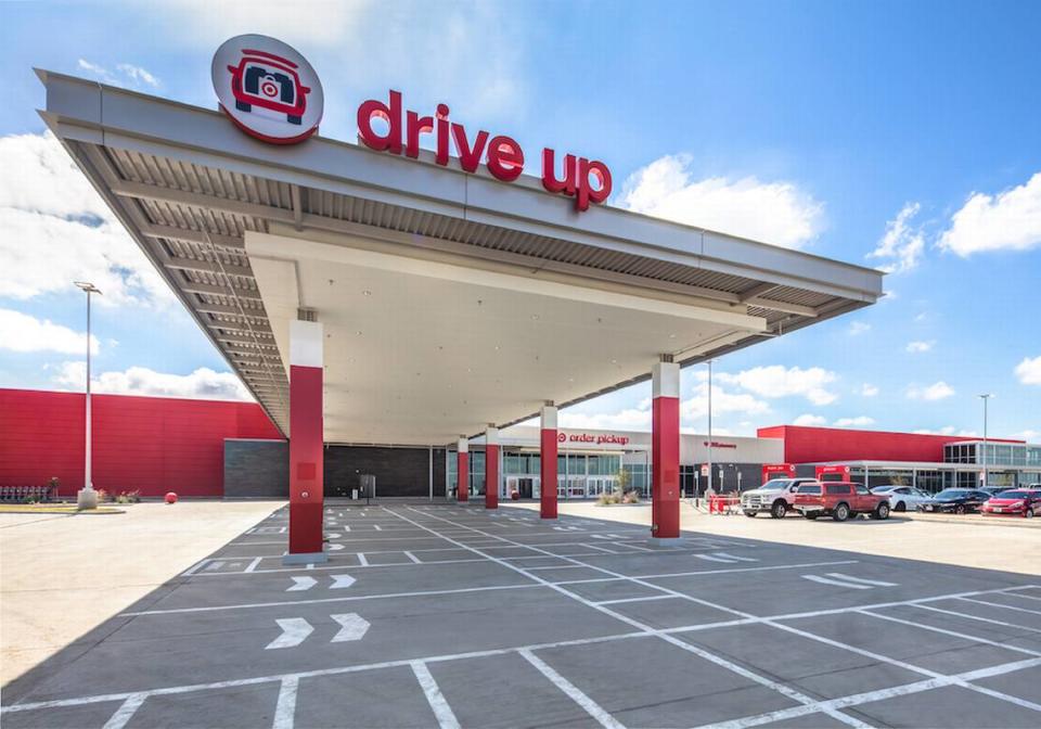 New and remodeled Targets have space for digital service and drive-through pickup.