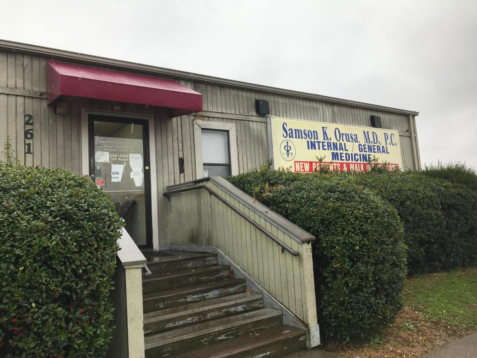 Dr. Samson Orusa's office on Stone Crossing Drive on Friday, Dec. 14, 2018.