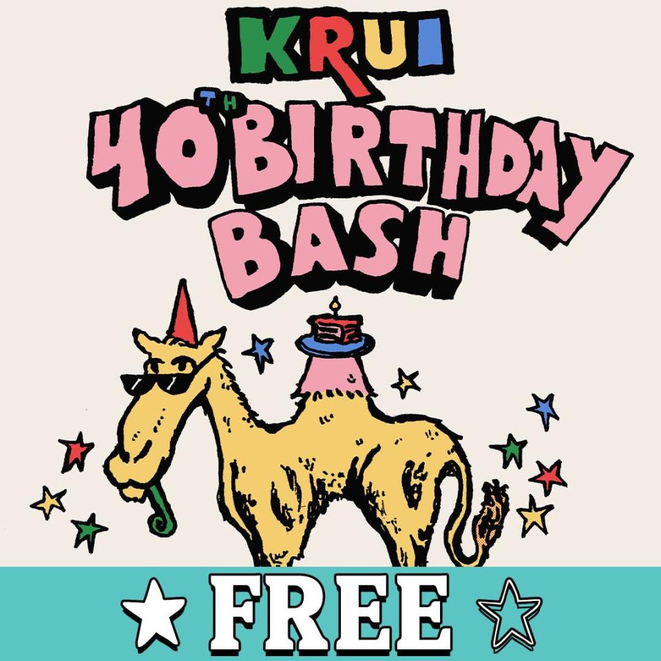 University of Iowa's college radio station, KRUI, is celebrating 40 years of broadcasting and invites the community to its birthday bash. The anniversary celebration starts at 3:00 p.m in the Hawkeye Room at the IMU.