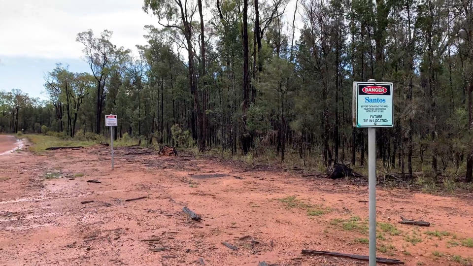 Santos plans to drill 850 coal seam gas wells in the catchment area of the Great Artesian Basin. Source: Michael Dahlstrom