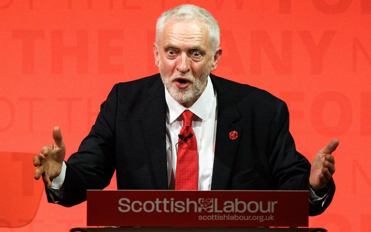 Jeremy Corbyn has promised to hold discussions with the SNP government over a second independence referendum - Getty Images Europe
