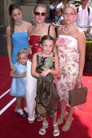 <p>SGranitz/WireImage</p> Melissa Joan Hart and her family at the premiere of 'The Princess Diaries'