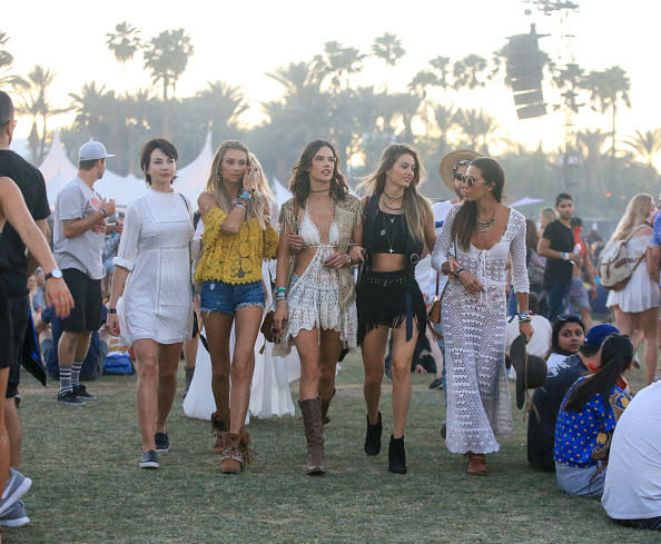 Alessandra Ambrosio at Coachella, 2016