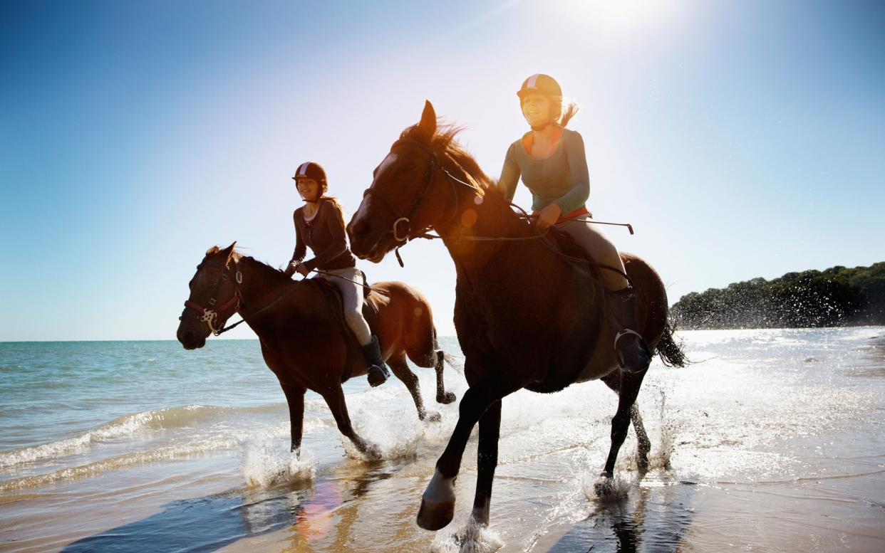 Horse-riding is just one of many new loves to discover