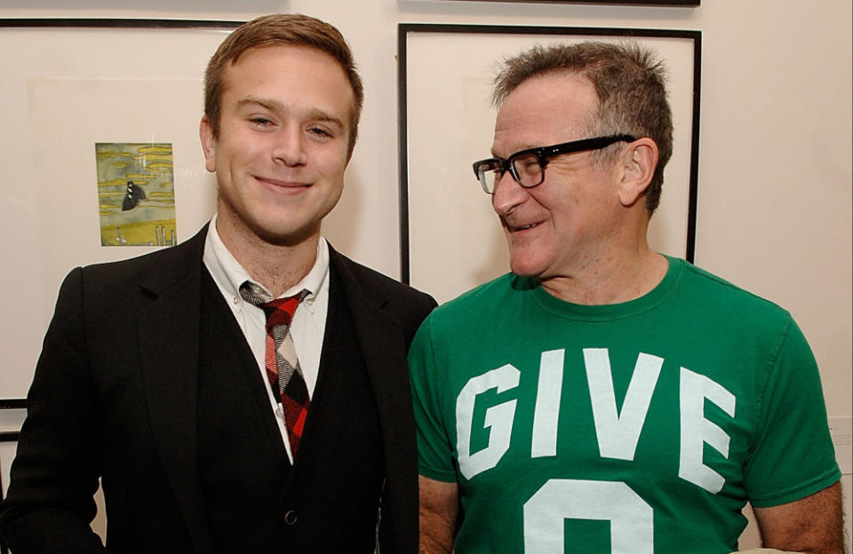 Robin Williams' son Zak shared a sweet tribute eight years after the actor's death. credit:Bang Showbiz