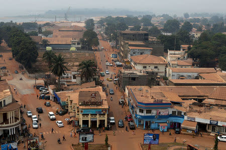 FILE PHOTO: A general view shows part of the capital Bangui, Central African Republic, February 16, 2016. Picture taken on February 16, 2016. REUTERS/Siegfried Modola/File Photo