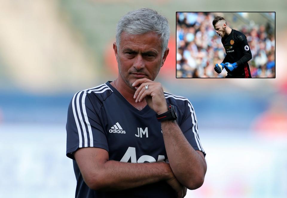 Jose Mourinho is reluctant to let David de Gea leave Man United