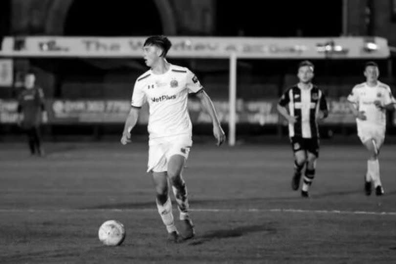 <p>Luke Bennett was a ‘kind’ and ‘popular’ player for the non-league club</p> (AFC Fylde)