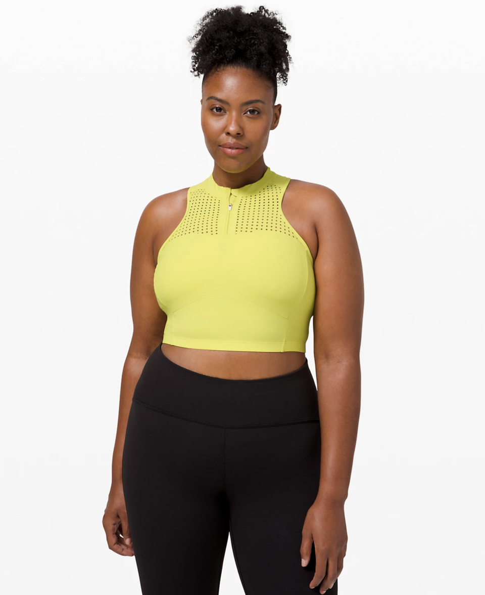 <p><strong>Lululemon</strong></p><p>lululemon.com</p><p><a href="https://go.redirectingat.com?id=74968X1596630&url=https%3A%2F%2Fshop.lululemon.com%2Fp%2Fwomen-sports-bras%2FUnleash-Strength-Bra-MD%2F_%2Fprod10260185&sref=https%3A%2F%2Fwww.seventeen.com%2Ffashion%2Fg34041215%2Flululemon-black-friday-deals-2020%2F" rel="nofollow noopener" target="_blank" data-ylk="slk:Shop Now;elm:context_link;itc:0;sec:content-canvas" class="link ">Shop Now</a></p><p><strong><del>$68</del> $29 (57% off)</strong></p><p>Can you wear a bra as a crop top? Asking for a friend (myself).</p>