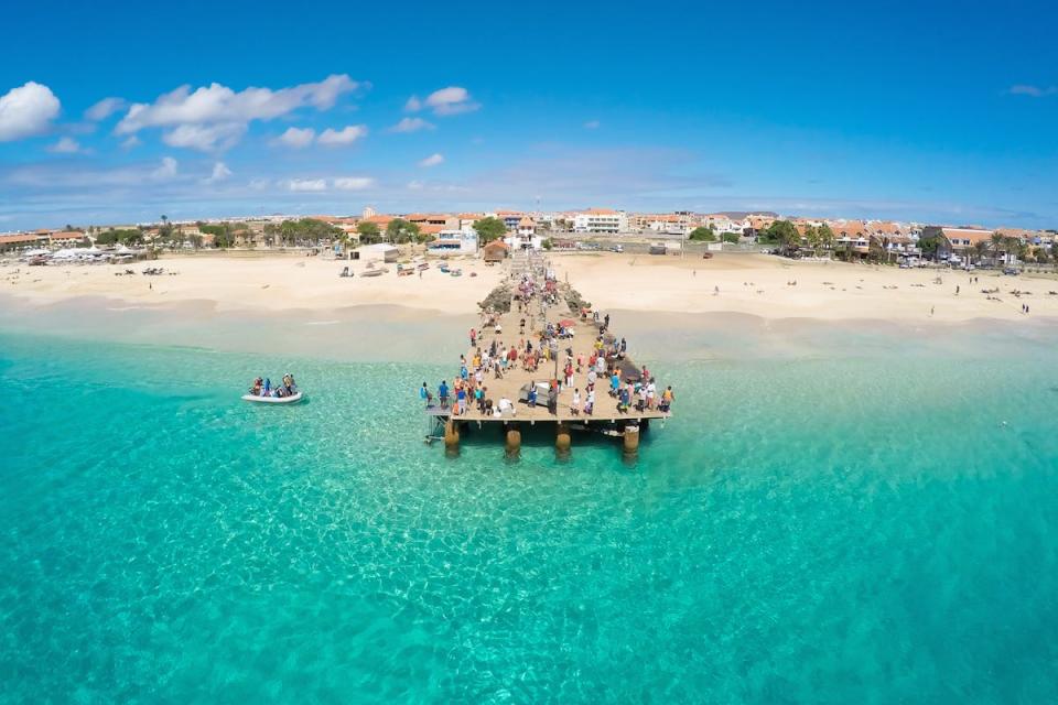 Santa Maria beach, Cape Verde