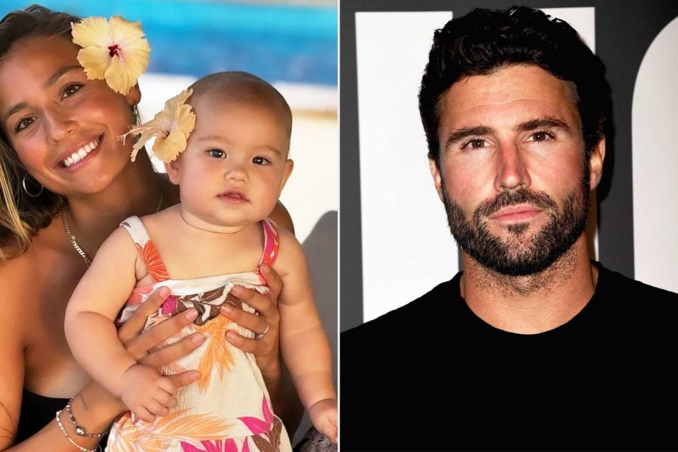 <p>Brody Jenner/Instagram; Albert L. Ortega/Getty</p> Brody Jenner, Tia Blanco and daughter Honey