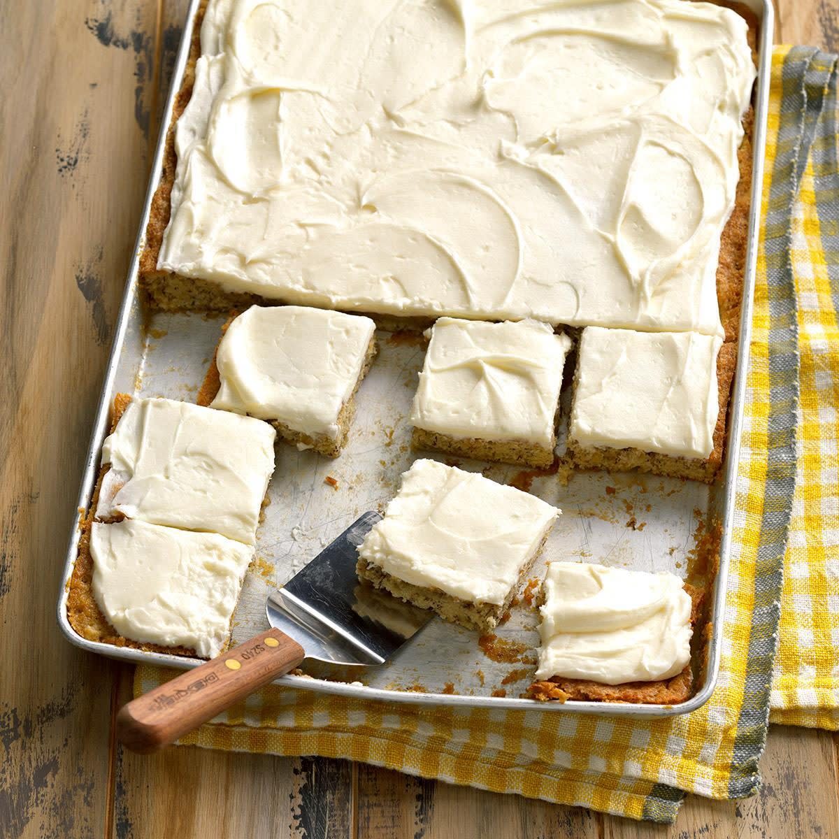 Frosted Banana Bars