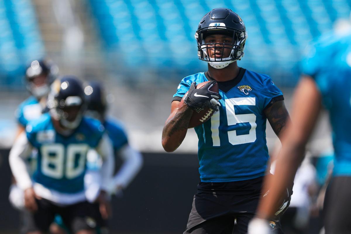 Jacksonville Jaguars first padded practice 2023 Everbank miller center